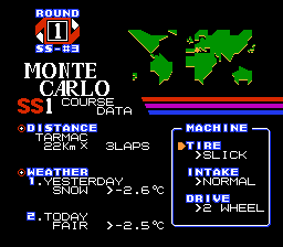 Championship Rally screenshot 5 for NES